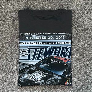 Miami speedway Fanatics. Tony Stewart, Nascar three-time champion graphic T!